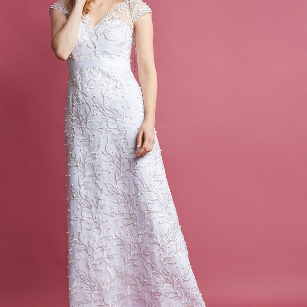 Modcloth NWT Romantic Revelries Maxi Wedding Dress - Picture 3 of 6